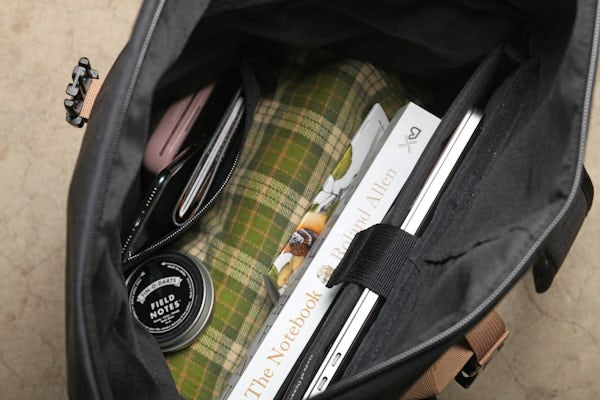 Pitch Black Rolltop Backpack