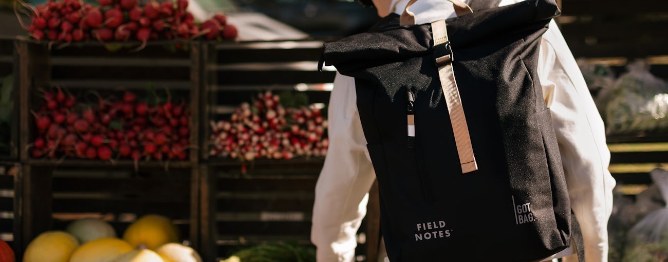 Pitch Black Rolltop Backpack